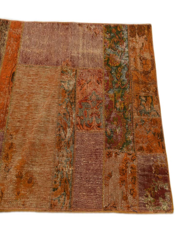 Detail image of 2' 8 x 8' 1 Hand Knotted Ultra Vintage Persian Wool Runner Rug