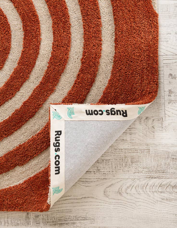 Detail image of  8' x 8' Handtufted Wool Square Rug