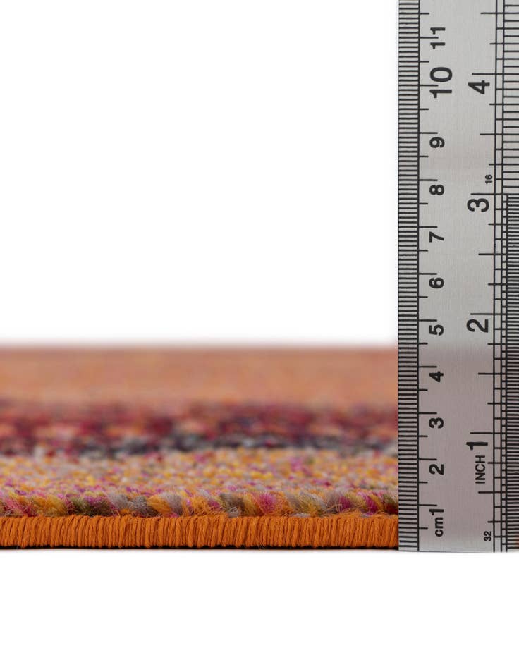 Detail image of  5' 3 x 5' 3  Washable Hyacinth Square Rug