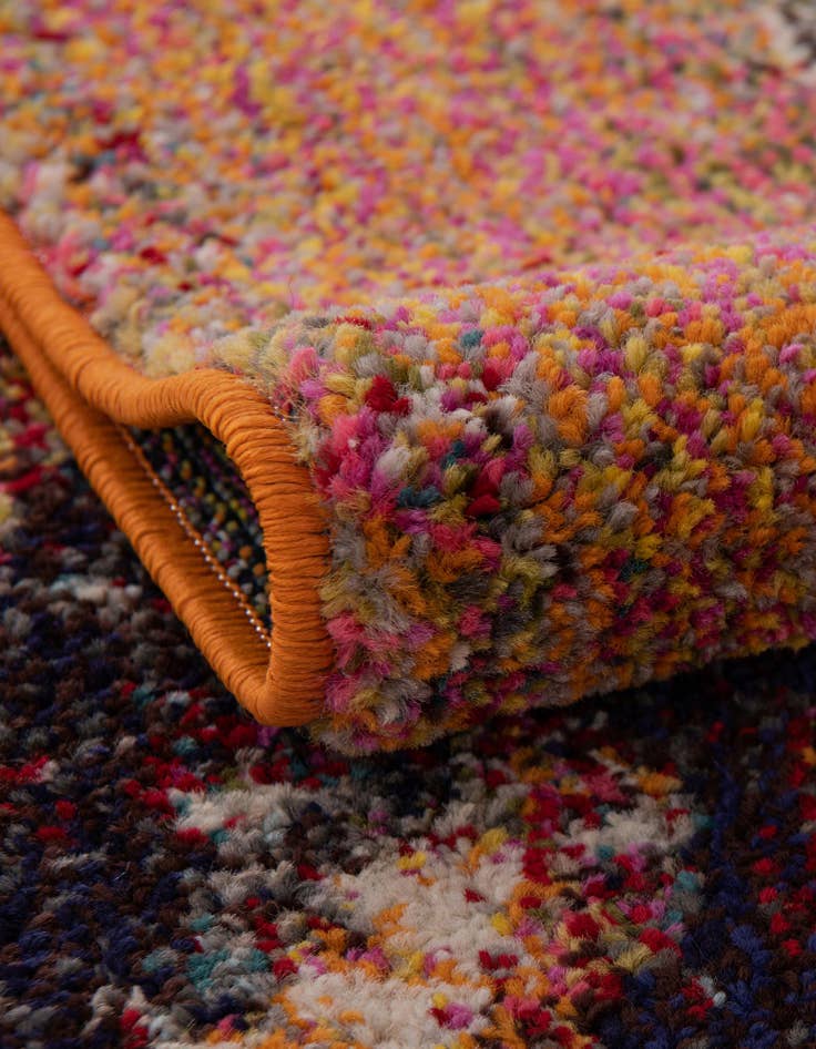 Detail image of  5' 3 x 5' 3  Washable Hyacinth Square Rug