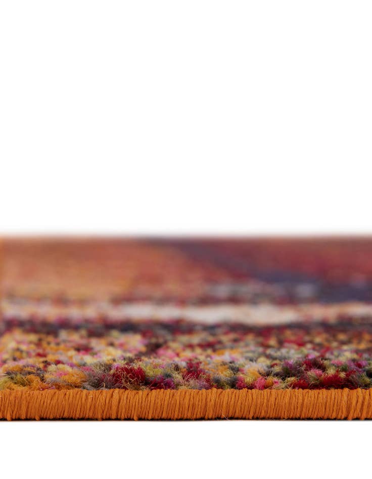 Detail image of  5' 3 x 5' 3  Washable Hyacinth Square Rug