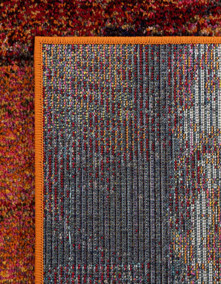 Detail image of  5' 3 x 5' 3  Washable Hyacinth Square Rug