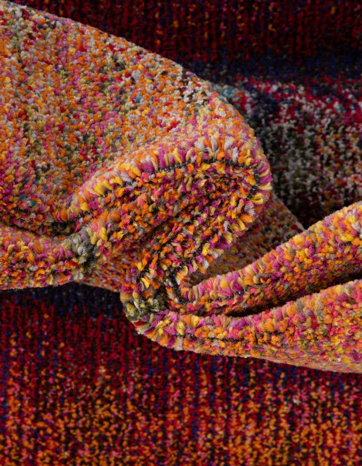 Orange 7' 10 x 7' 10 Hyacinth Square Rug | Rugs.com