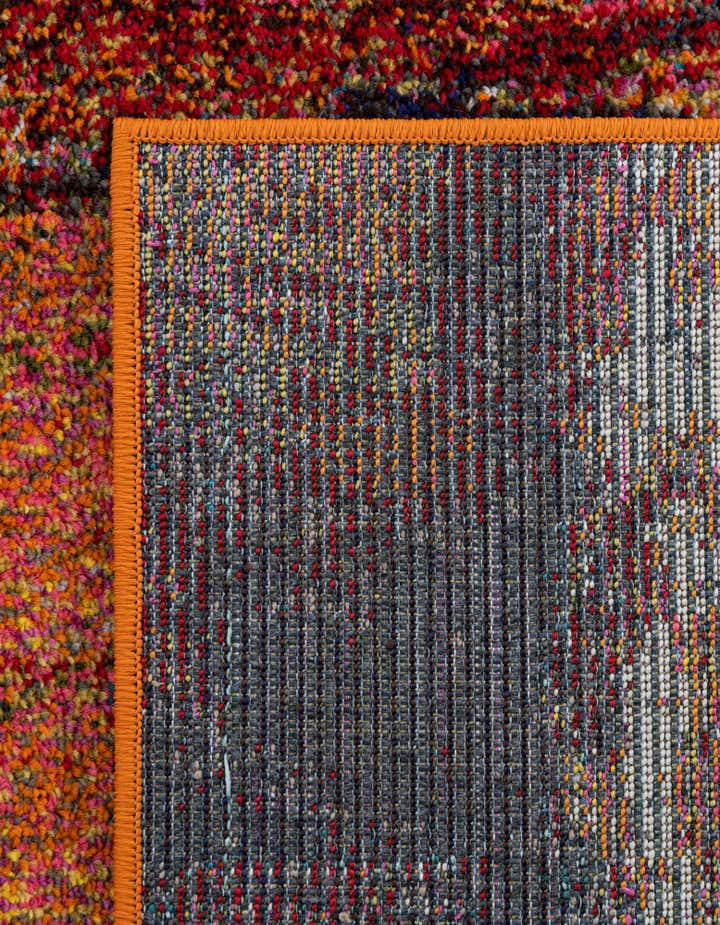 Orange 7' 10 x 7' 10 Hyacinth Square Rug | Rugs.com