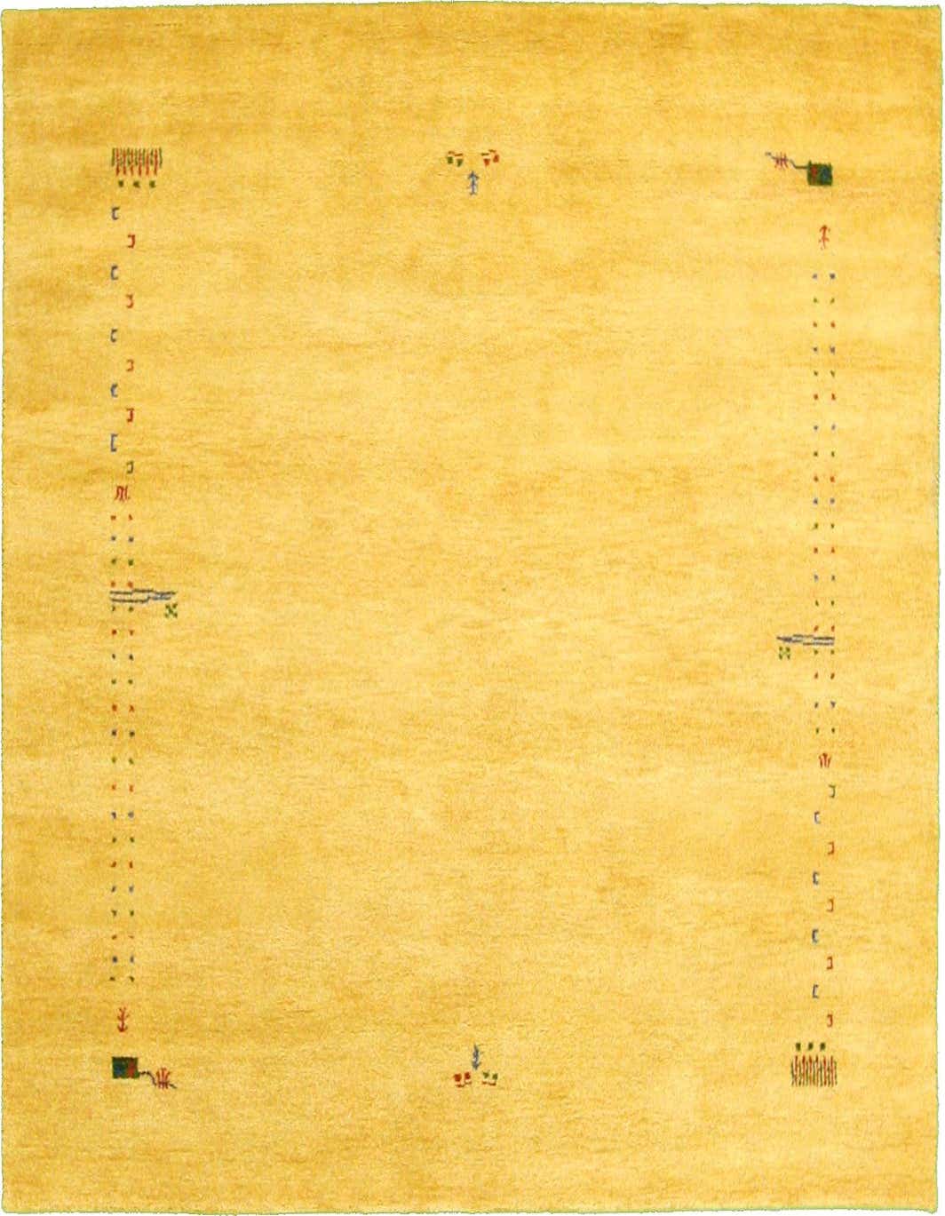 Primary image  8' 2 x 8' 2  Hand Knotted Indo Gabbeh Wool Square Rug