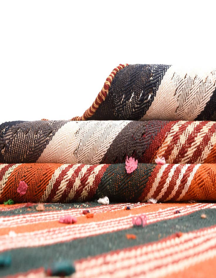 Detail image of  5' x 5' 7 Jajim Square Rug