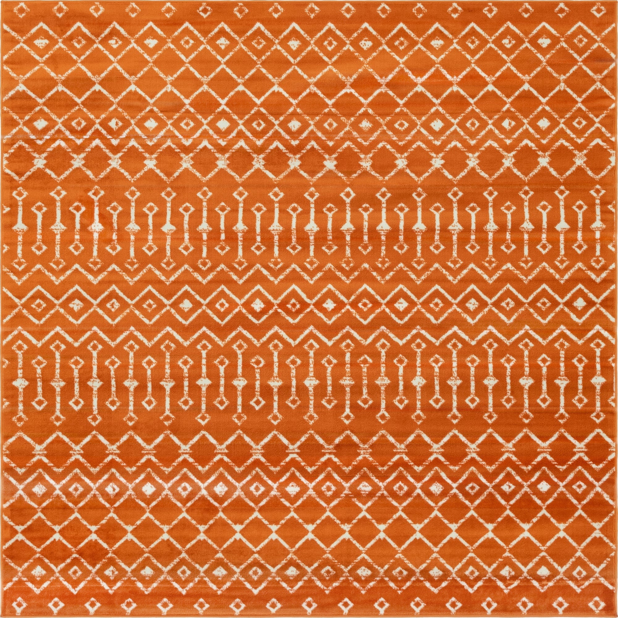  7' 10 x 7' 10 Kasbah Trellis Square Rug