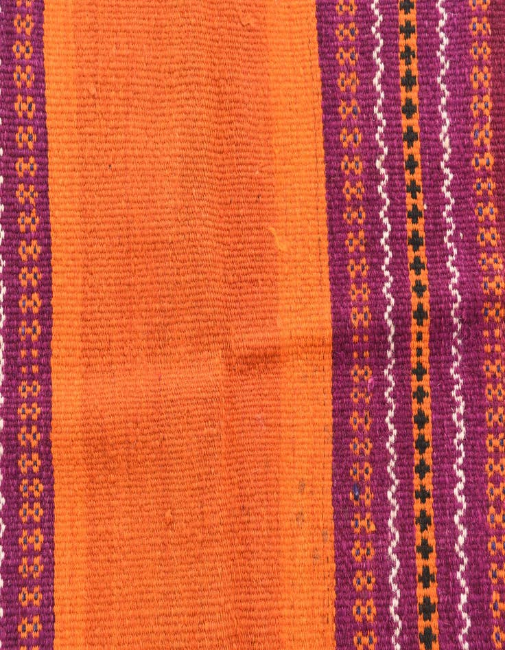 Detail image of  2' 10 x 3' 9  Hand Woven Kilim Afghan Wool Square Rug