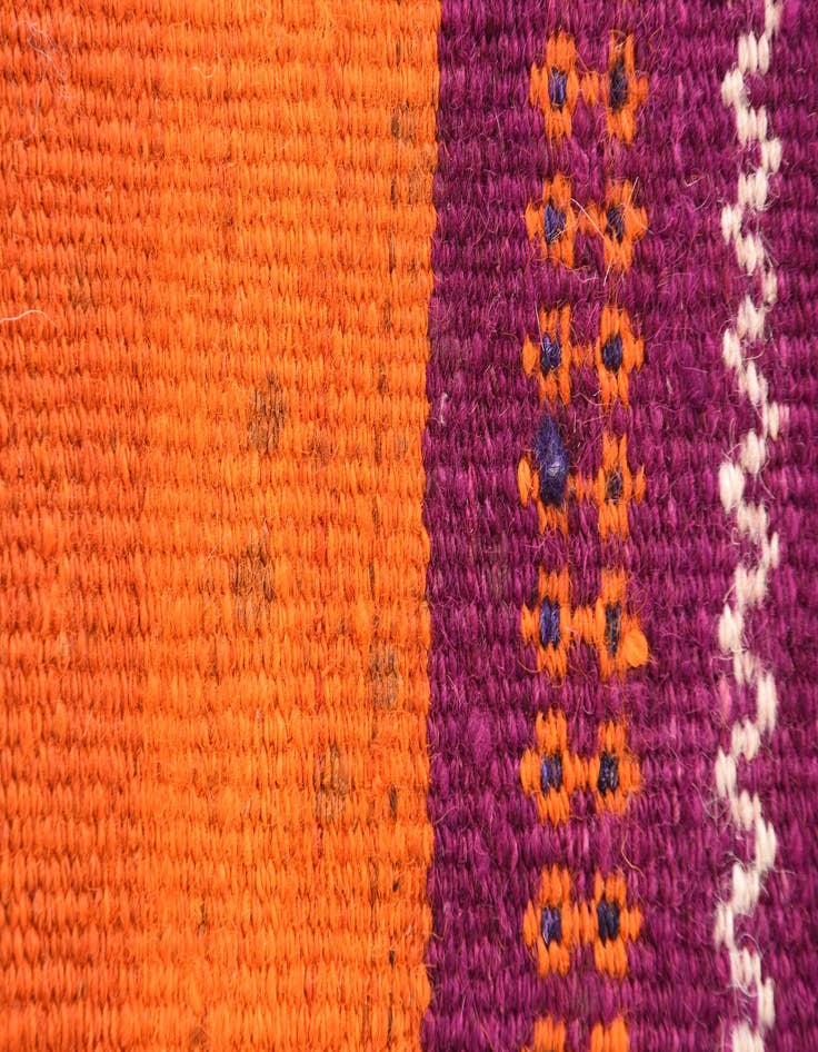 Detail image of  2' 10 x 3' 9  Hand Woven Kilim Afghan Wool Square Rug