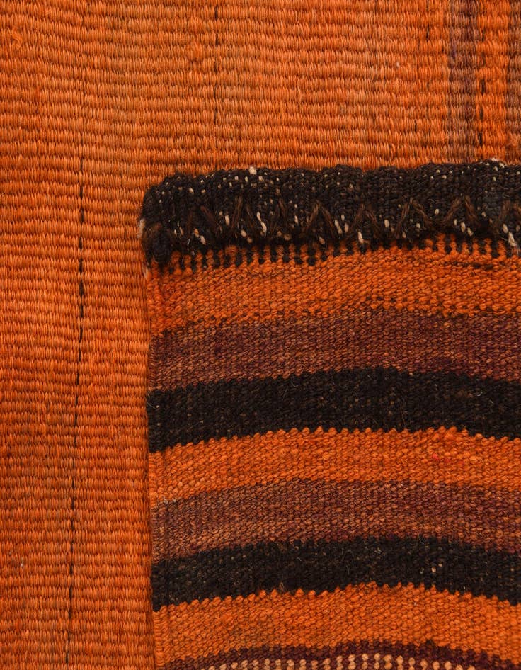 Detail image of  3' x 3' 6  Hand Woven Kilim Fars Wool Square Rug