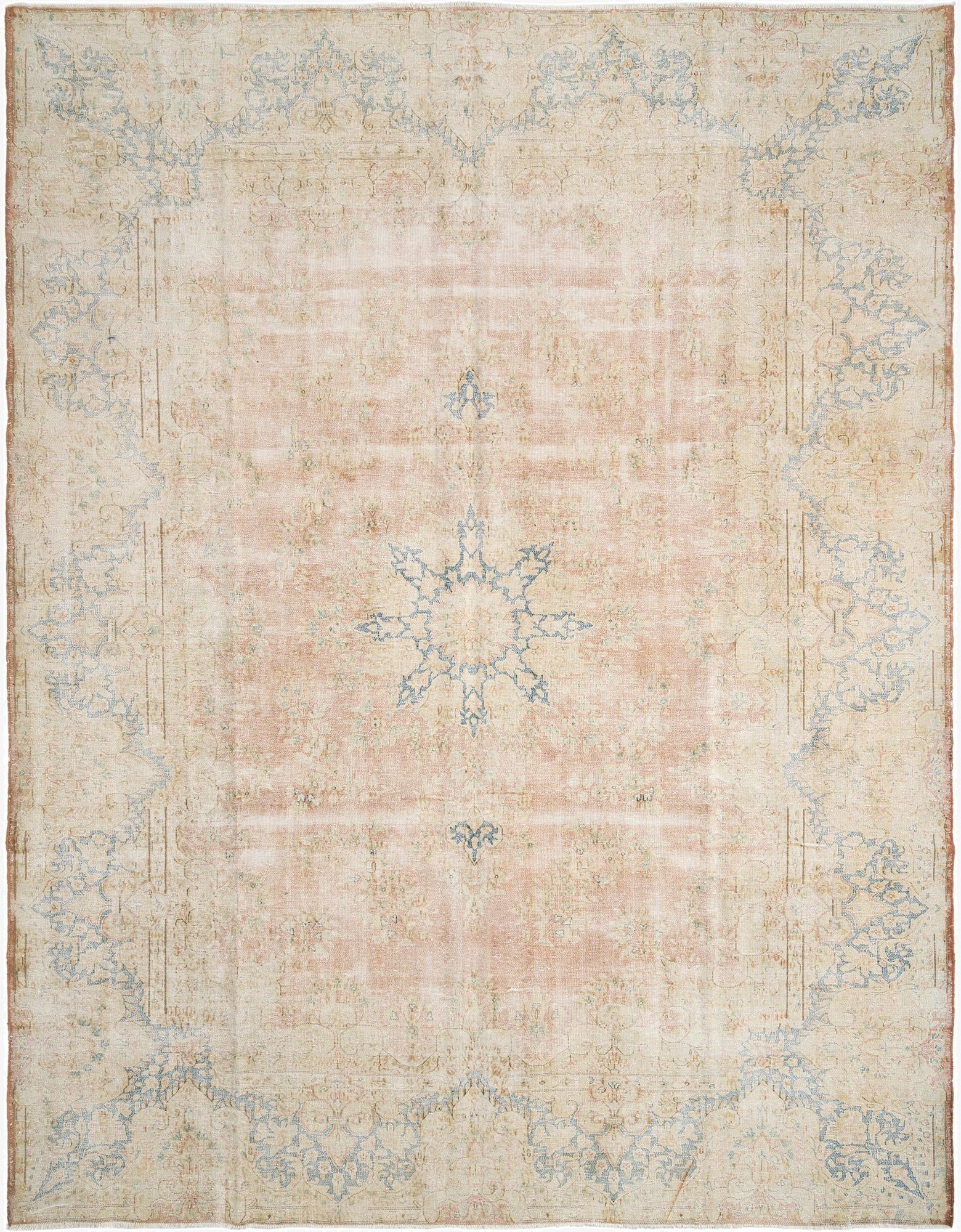  9' 9 x 11' 3 Vintage Royal Wool Square Rug