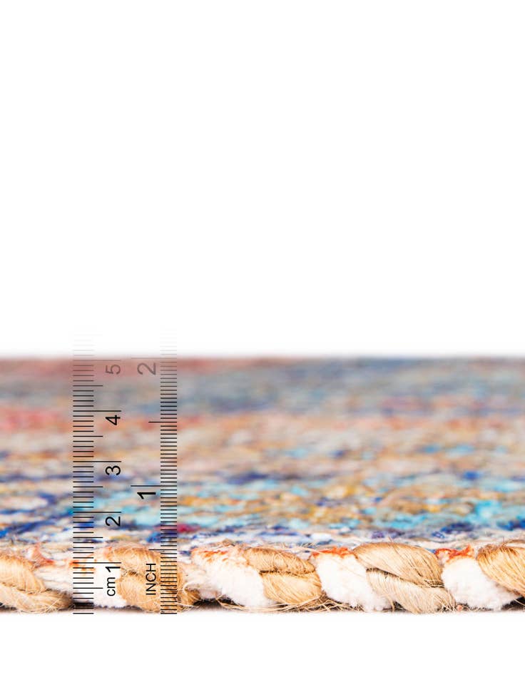 Detail image of  7' 10 x 10'  Hand Woven Chenille Jute Rug