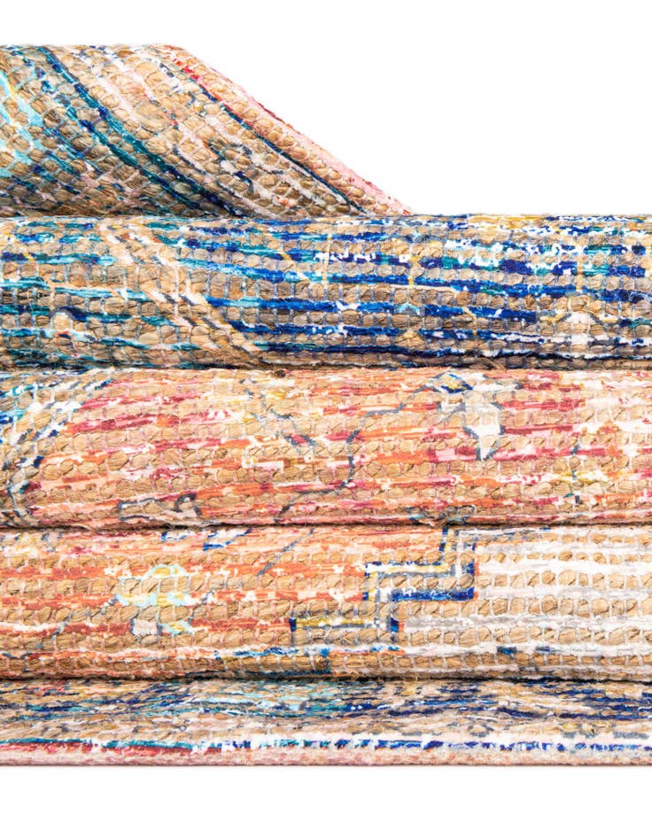 Detail image of  7' 10 x 10'  Hand Woven Chenille Jute Rug