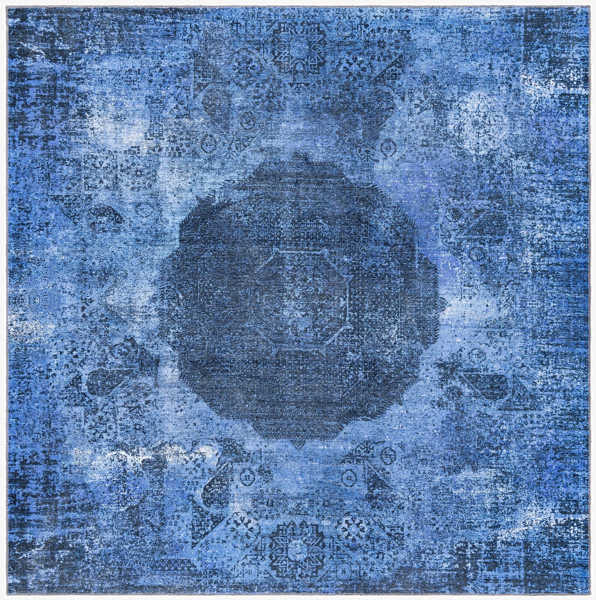  7' 10 x 7' 10  Washable Yara Square Rug