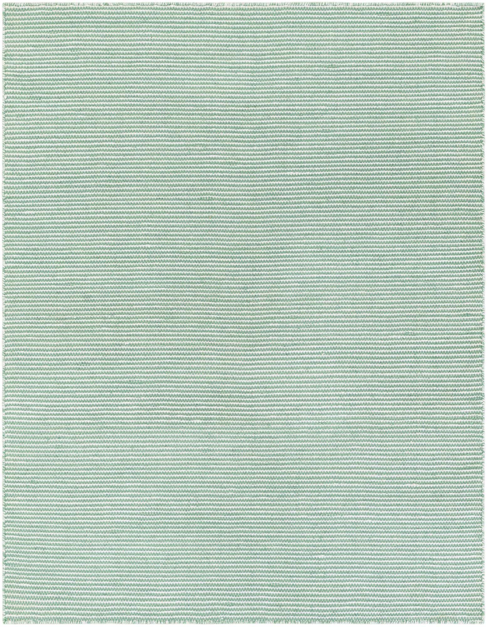 A 5' 1 x 5' 1 square Palm Green indoor/outdoor rug with a subtle textured, modern abstract pattern.