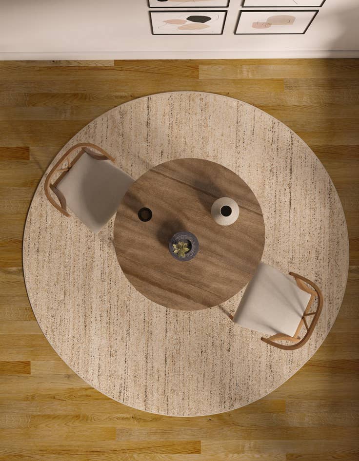 Detail image of  7' 10 x 7' 10  Hand Woven Palm Beach Jute Round Rug