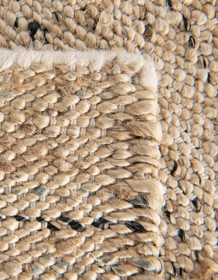 Detail image of  2' 7 x 12'  Hand Woven Palm Beach Jute Runner Rug