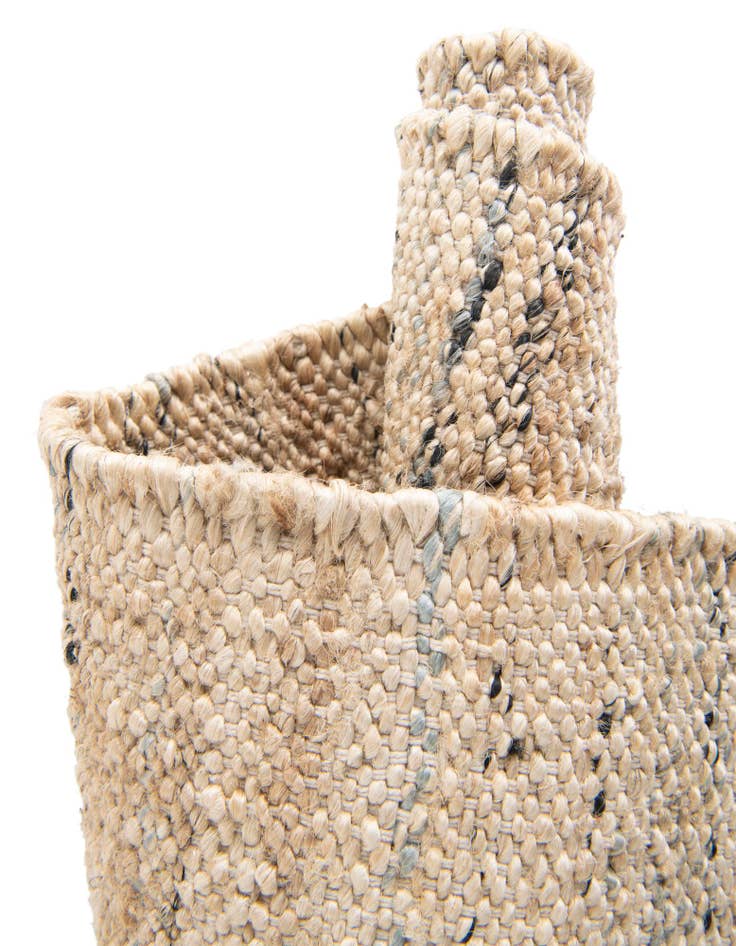 Detail image of  2' 7 x 12'  Hand Woven Palm Beach Jute Runner Rug