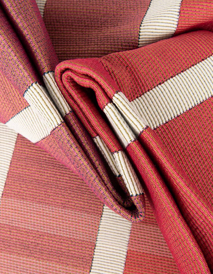 Detail image of  2' 7 x 12'  Washable Ribbon Indoor / Outdoor Runner Rug