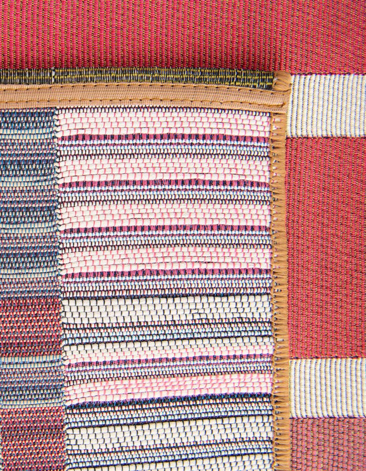 Detail image of  2' 7 x 12'  Washable Ribbon Indoor / Outdoor Runner Rug