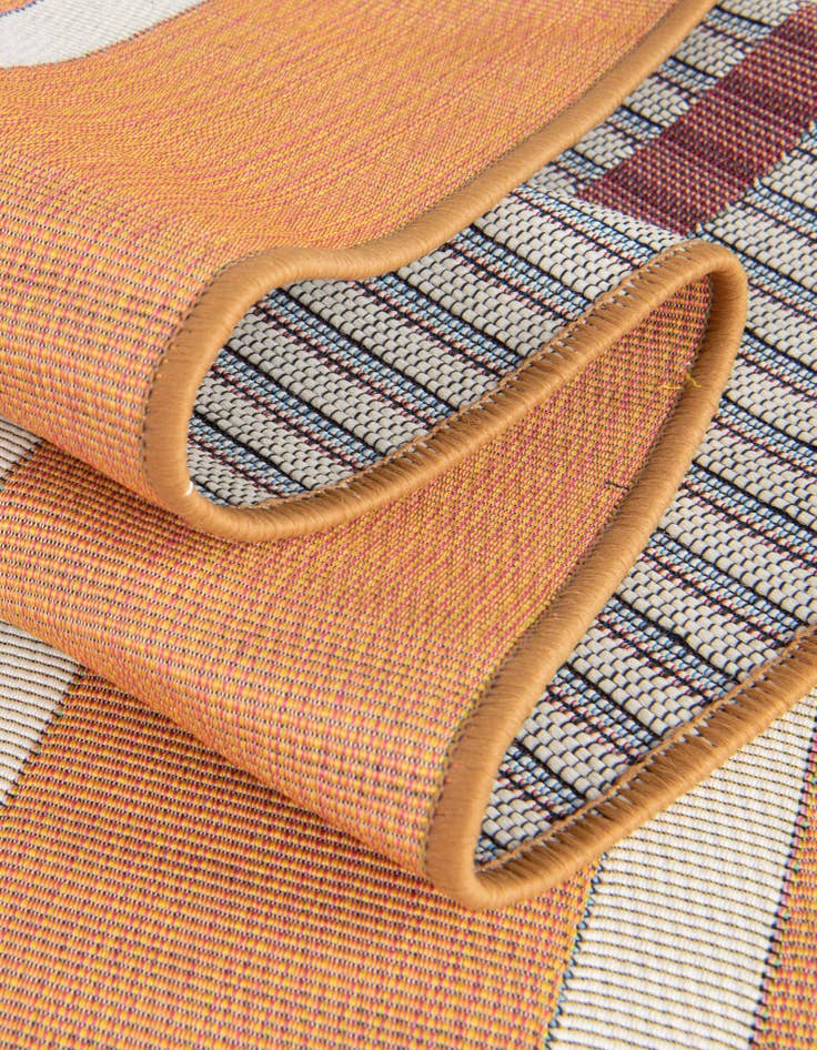 Detail image of  2' 7 x 12'  Washable Ribbon Indoor / Outdoor Runner Rug