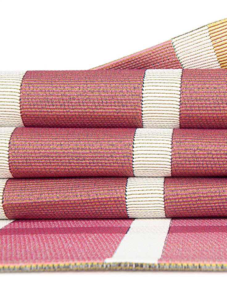 Detail image of  2' 7 x 12'  Washable Ribbon Indoor / Outdoor Runner Rug