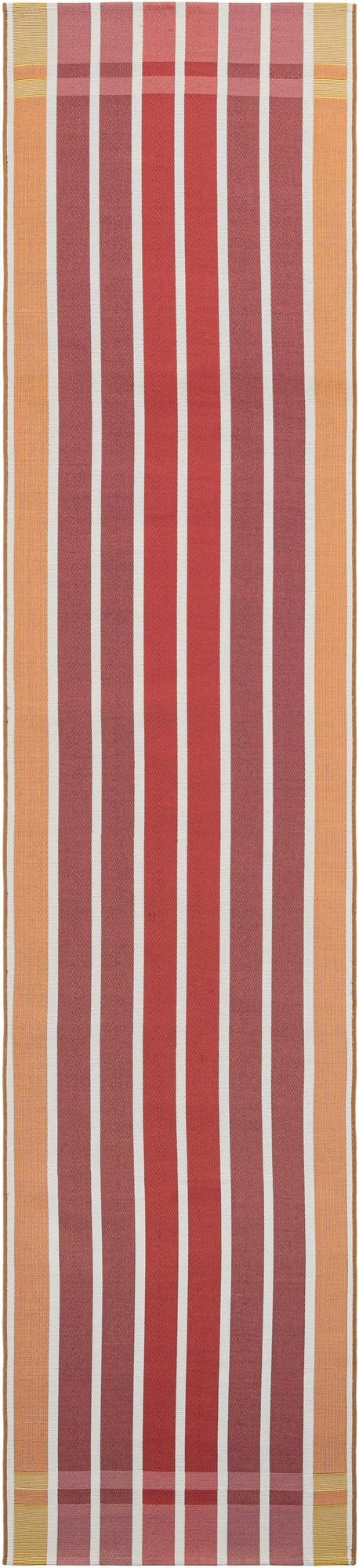  2' 7 x 12'  Washable Ribbon Indoor / Outdoor Runner Rug