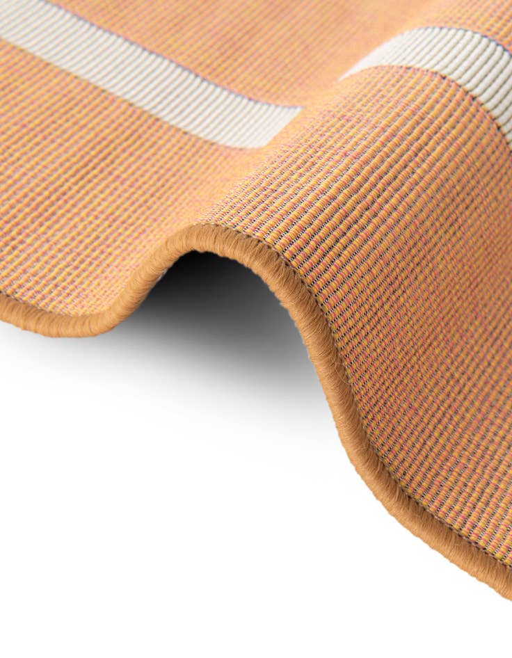 Detail image of  7' 10 x 7' 10  Washable Ribbon Indoor / Outdoor Square Rug