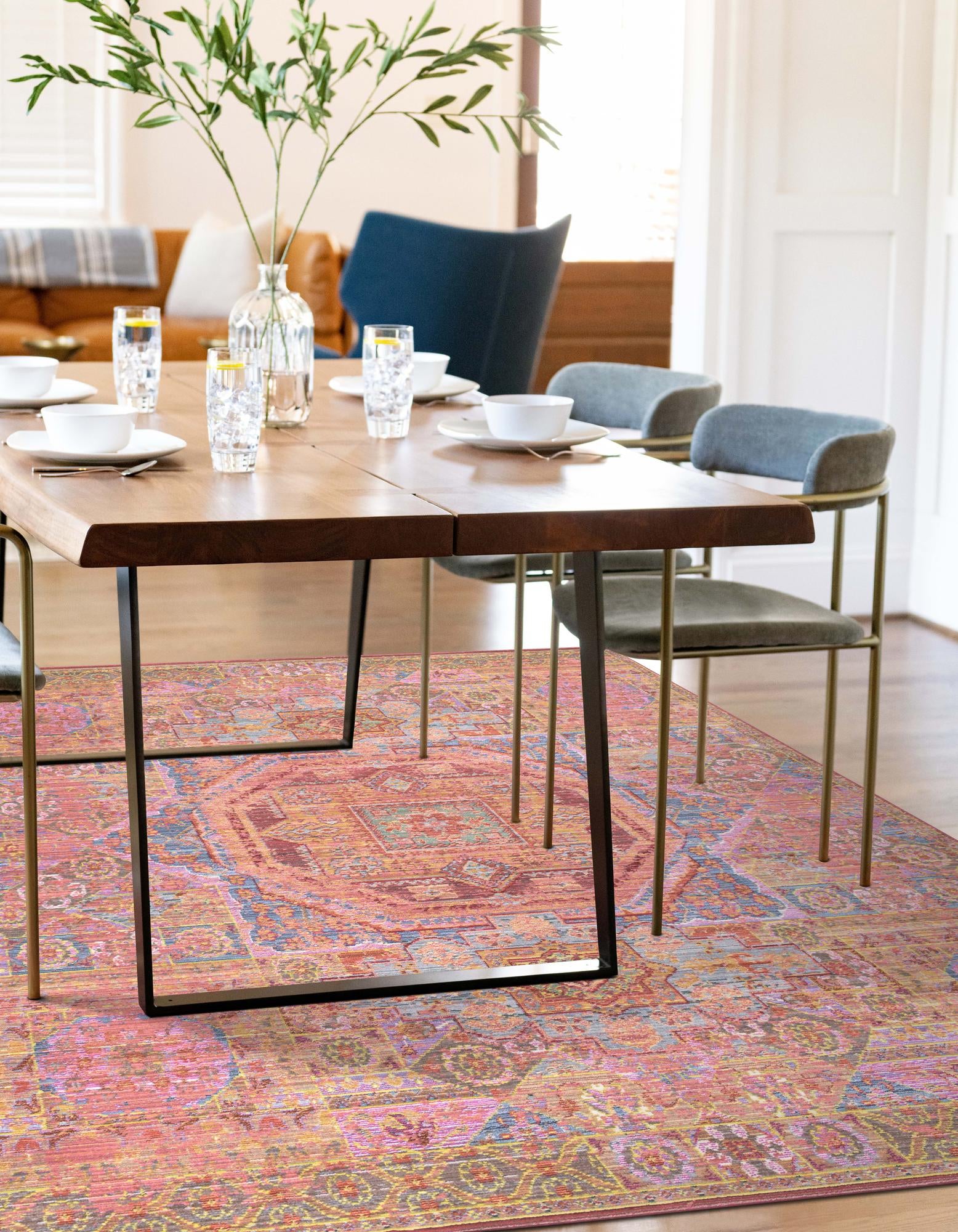 Peach 8' x 10' Alexis Rug | Rugs.com