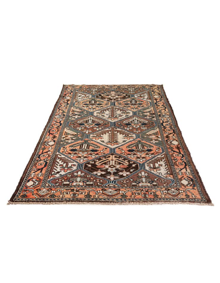 Detail image of  5' 4 x 9' 9  Hand Knotted Bakhtiar Persian Wool Rug