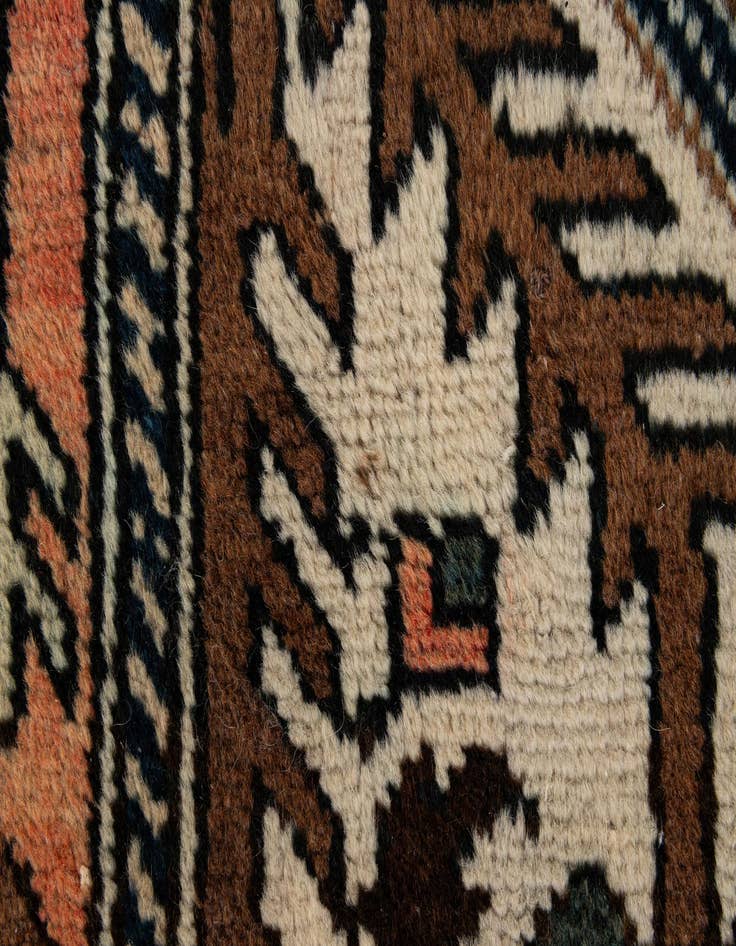 Detail image of  5' 4 x 9' 9  Hand Knotted Bakhtiar Persian Wool Rug