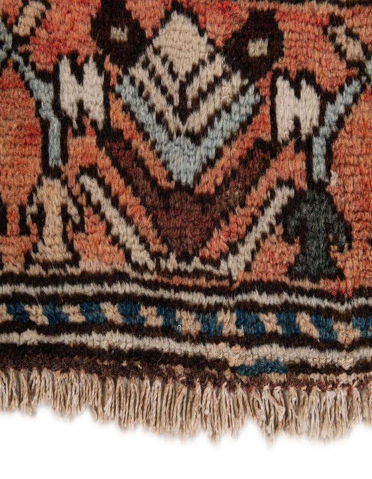Detail image of  5' 4 x 9' 9  Hand Knotted Bakhtiar Persian Wool Rug