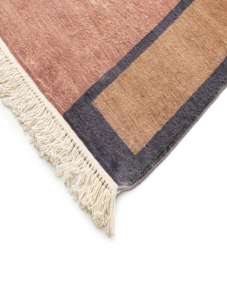 Detail image of  3' 6 x 6' 5  Hand Knotted Bokhara Oriental Wool Rug