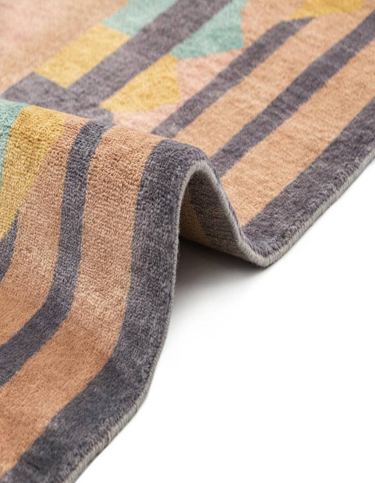 Detail image of  3' 6 x 6' 5  Hand Knotted Bokhara Oriental Wool Rug