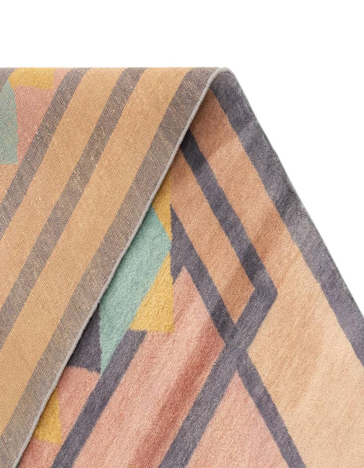 Detail image of  3' 6 x 6' 5  Hand Knotted Bokhara Oriental Wool Rug