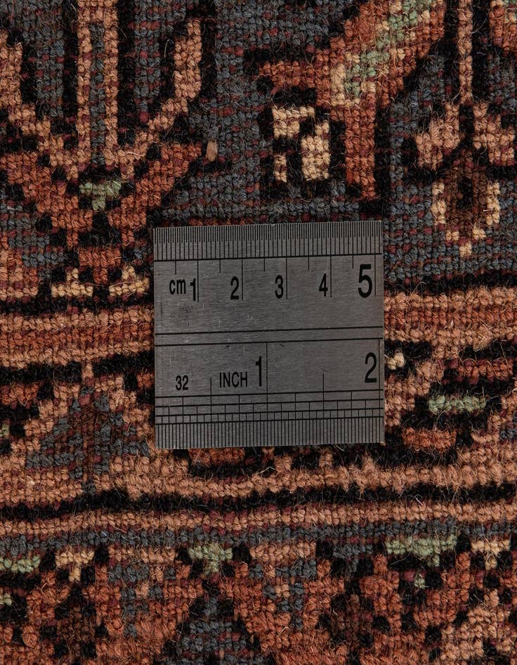 Detail image of  3' 3 x 5' 1  Hand Knotted Bokhara Oriental Wool Rug