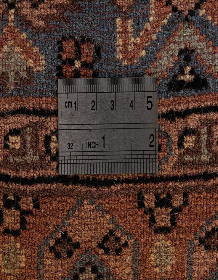 Detail image of  3' 3 x 4' 11  Hand Knotted Bokhara Wool Rug