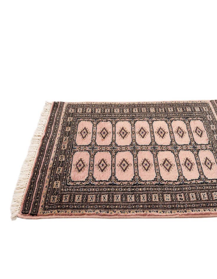 Detail image of  2' 8 x 4'  Hand Knotted Bokhara Rug