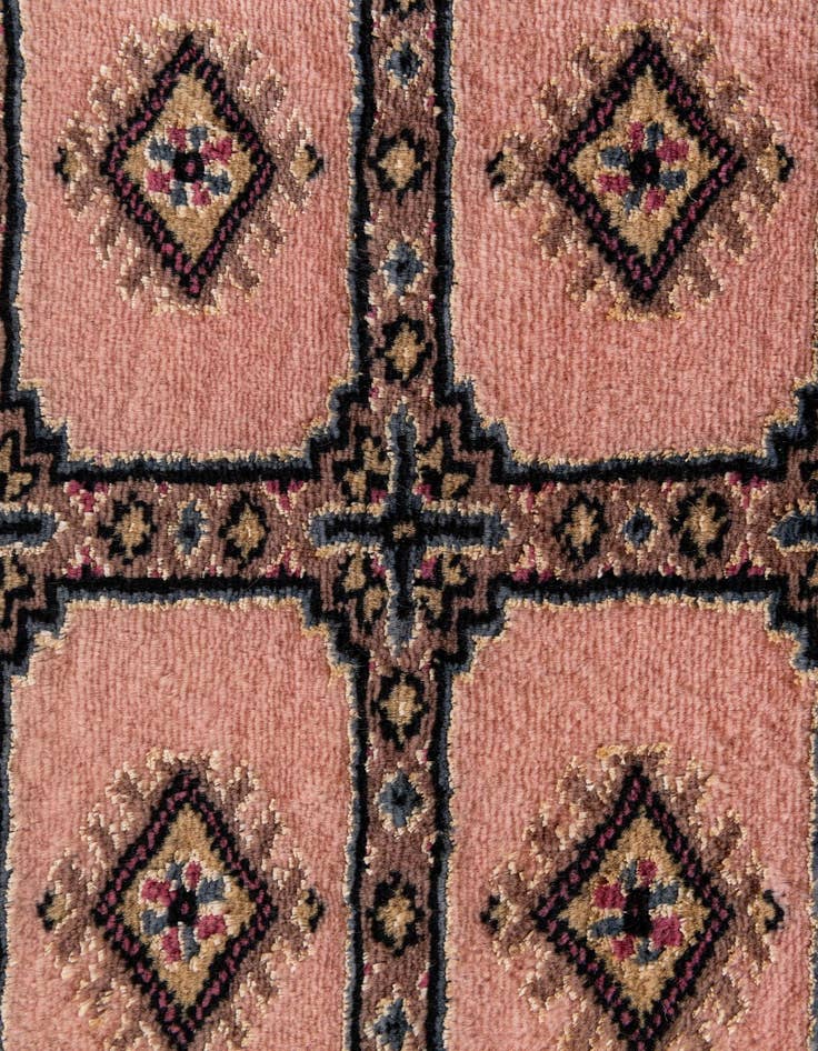 Detail image of  2' 8 x 4'  Hand Knotted Bokhara Rug
