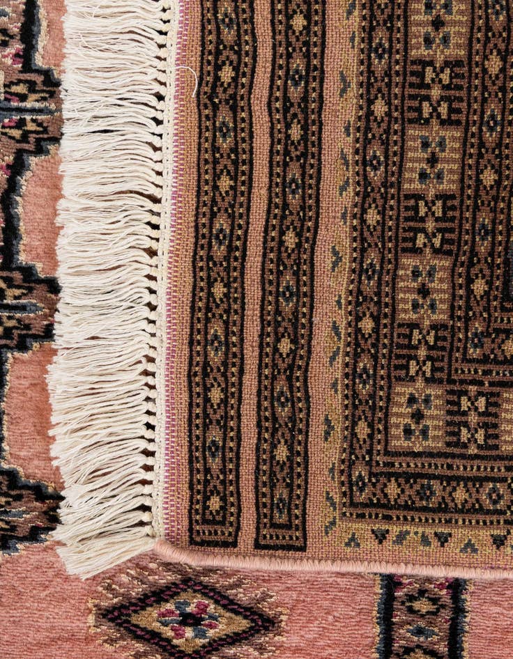 Detail image of  2' 8 x 4'  Hand Knotted Bokhara Rug