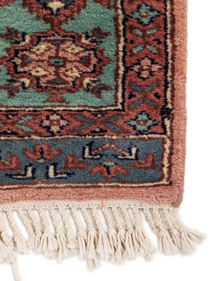 Detail image of  4' 3 x 6' 4  Hand Knotted Bokhara Oriental Wool Rug