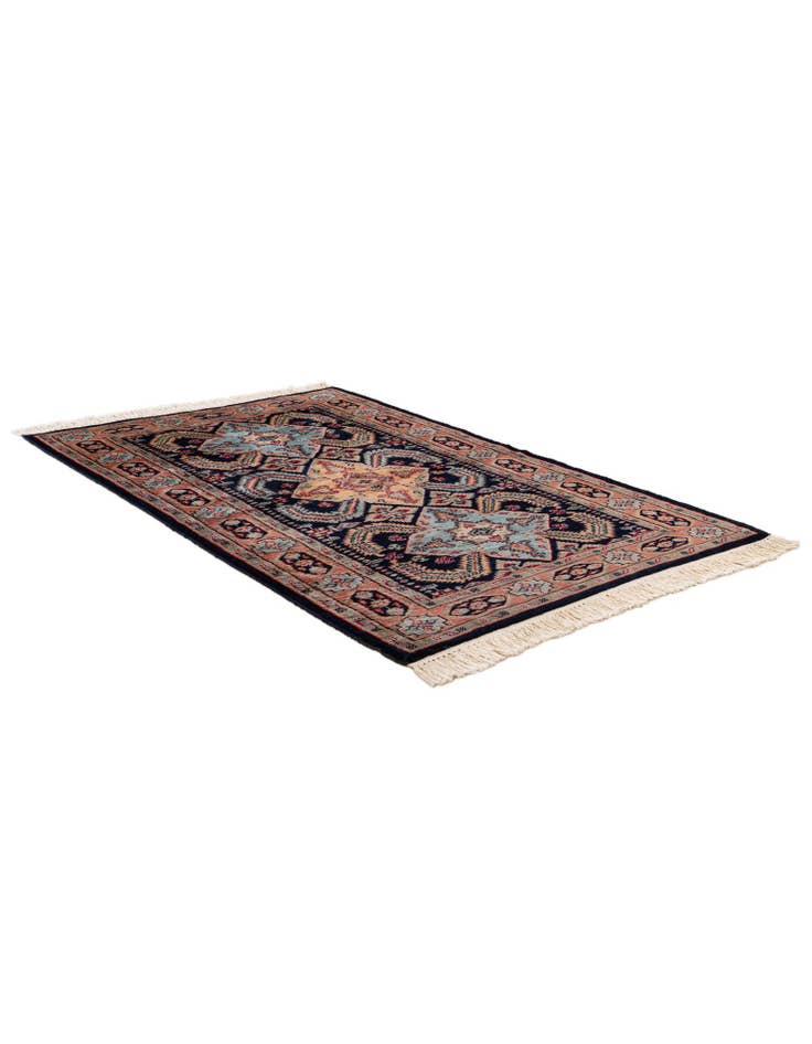 Detail image of  3' 3 x 5'  Hand Knotted Bokhara Wool Rug