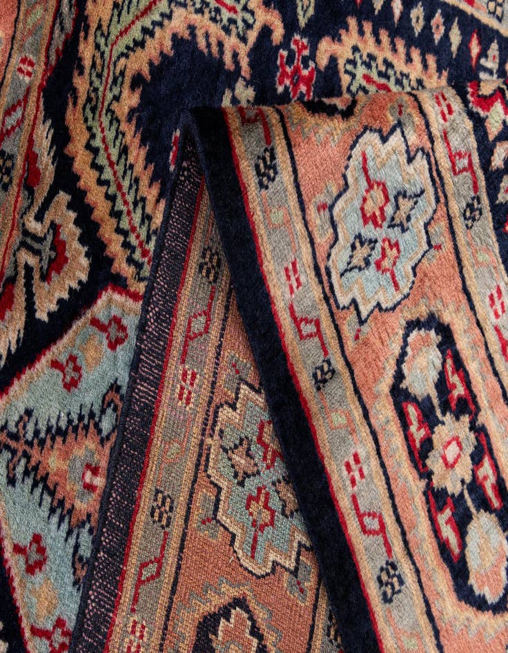 Detail image of  3' 3 x 5'  Hand Knotted Bokhara Wool Rug