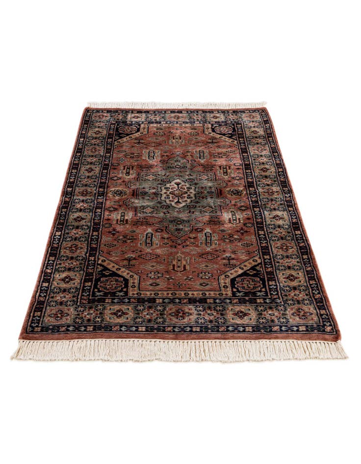 Detail image of  3' 2 x 5' 9  Hand Knotted Bokhara Rug