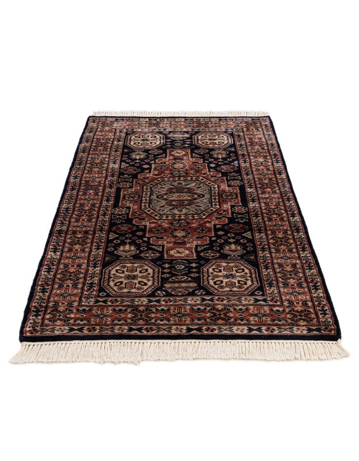 Detail image of  3' 3 x 5' 10  Hand Knotted Bokhara Wool Rug