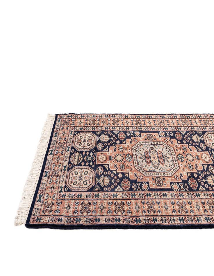 Detail image of  3' 3 x 5' 10  Hand Knotted Bokhara Wool Rug