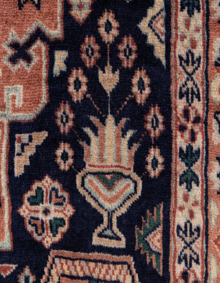 Detail image of  3' 3 x 5' 10  Hand Knotted Bokhara Wool Rug