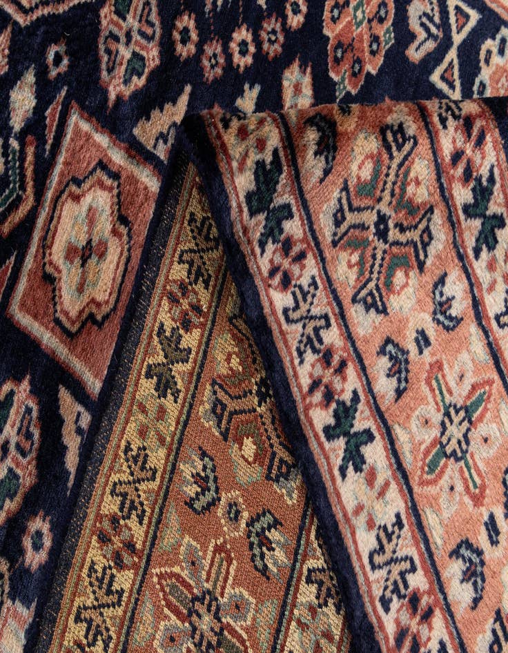 Detail image of  3' 3 x 5' 10  Hand Knotted Bokhara Wool Rug