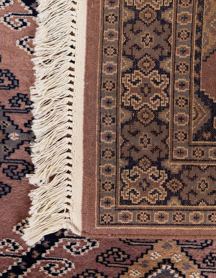 Detail image of  3' 1 x 4' 11  Hand Knotted Bokhara Rug