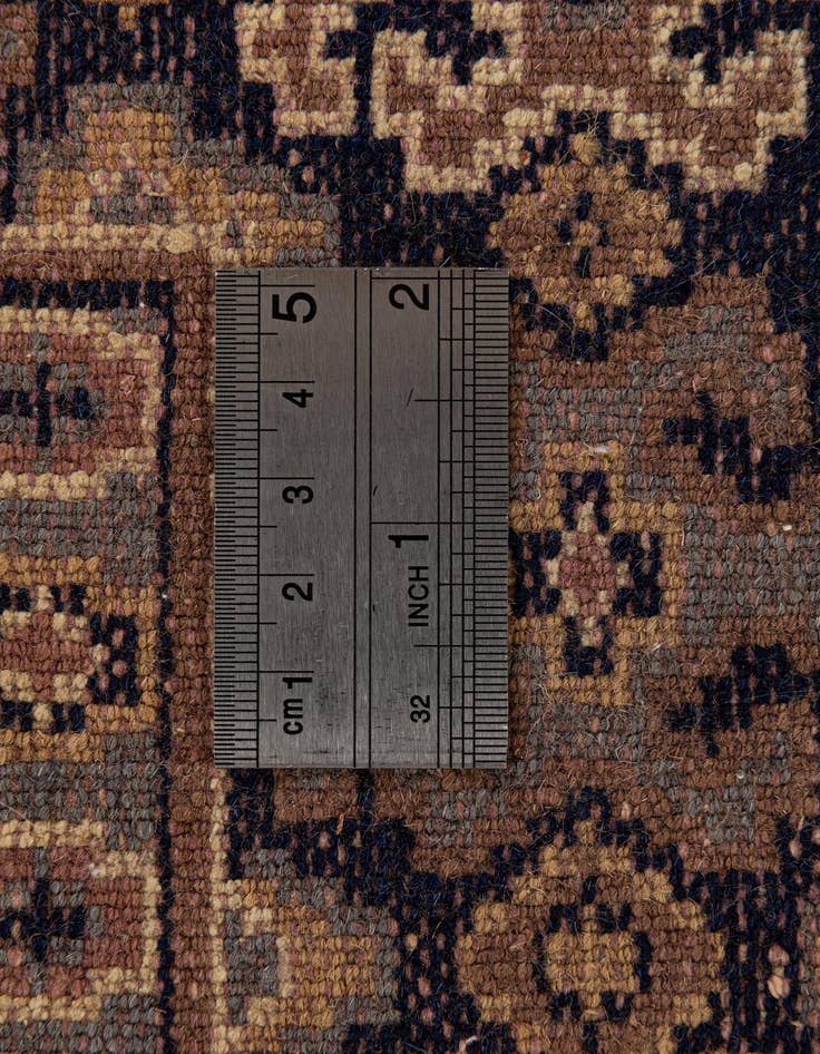 Detail image of  3' 1 x 4' 11  Hand Knotted Bokhara Rug